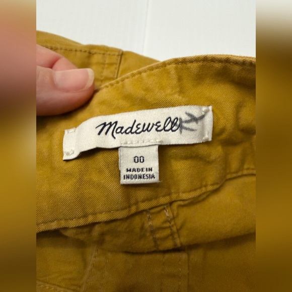 Madewell Tie-Waist Utility Midi Skirt Color-Bronzed Lichen Size-00 - Picture 8 of 13